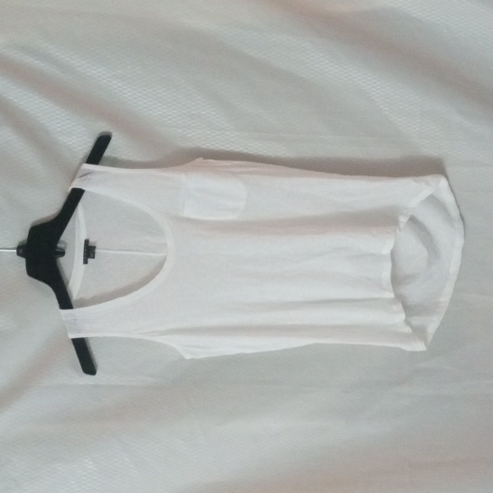 Theory Sleeveless Tank Top sz P White, Pre-owned